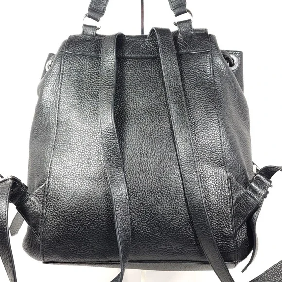 Michael Kors Backpack Daypack Riley Pebbled Leather Black  display picture 3
